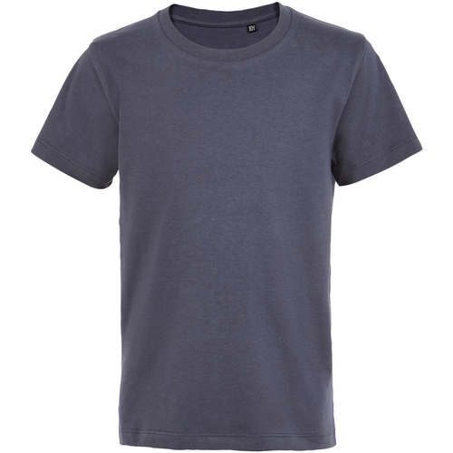 Textil Criança T-shirts e Pólos Sols Camiseta de niño con cuello redondo Cinza