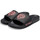 Sapatos Mulher Chinelos Ed Hardy Sexy beast sliders black-fluo red Preto