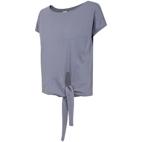 Textil Mulher T-Shirt HAIDEN curtas 4F H4L21 TSD023 Violeta