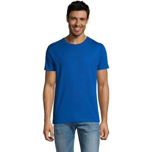 Textil Homem T-Shirt mangas curtas Sols Martin camiseta de hombre Azul