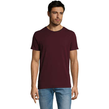Textil Homem T-Shirt mangas curtas Sols Martin camiseta de hombre Burdeo