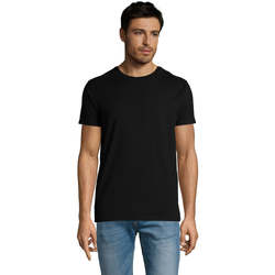 Textil Homem T-Shirt mangas curtas Sols Martin camiseta de hombre Negro