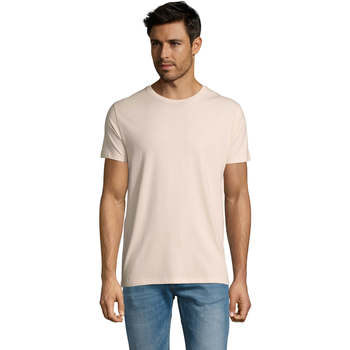 Textil Homem Boy Crew Neck Long Sleeve Knitted Sweat Shirt Sols Martin camiseta de hombre Rosa