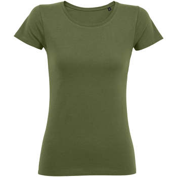 Textil Mulher T-Shirt mangas curtas Sols Martin camiseta de mujer Cáqui