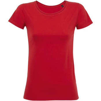 Textil Mulher myspartoo - get inspired Sols Martin camiseta de mujer Vermelho