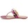 Sapatos Mulher Chinelos Versus by Versace FSD364C Rosa / Branco / Amarelo