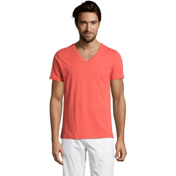Textil Homem T-Shirt mangas curtas Sols Master camiseta hombre cuello pico Otros