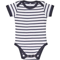 Textil Criança Conjunto Sols Body bebé a rayas Azul