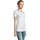 Textil Mulher T-Shirt mangas curtas Sols Camiserta de mujer de cuello redondo Branco