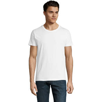 Textil Homem T-Shirt mangas curtas Sols CAMISETA DE MANGA CORTA Branco