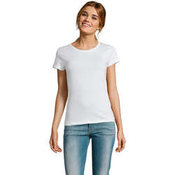 Textil Mulher T-Shirt mangas curtas Sols CAMISETA DE MANGA CORTA Branco