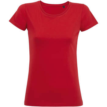 Textil Mulher T-Shirt mangas curtas Sols CAMISETA DE MANGA CORTA Vermelho