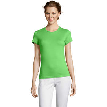 Textil Mulher Bolsas de homem a menos de 60 Sols Miss camiseta manga corta mujer Verde