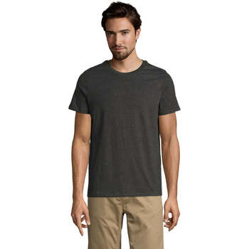 Textil Homem T-Shirt mangas curtas Sols Mixed Men camiseta hombre Cinza
