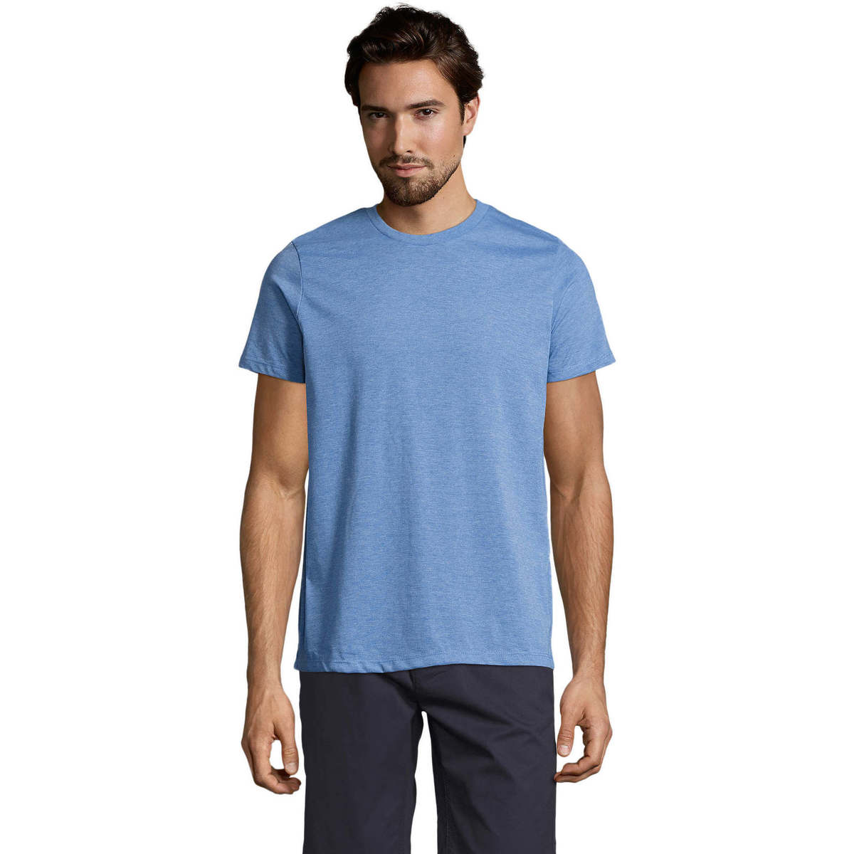 Textil Homem T-Shirt mangas curtas Sols Mixed Men camiseta hombre Azul