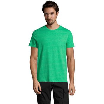 Textil Homem T-Shirt mangas curtas Sols Mixed Men camiseta hombre Verde
