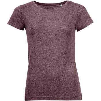 Textil Mulher T-Shirt mangas curtas Sols Mixed Women camiseta mujer Burdeo