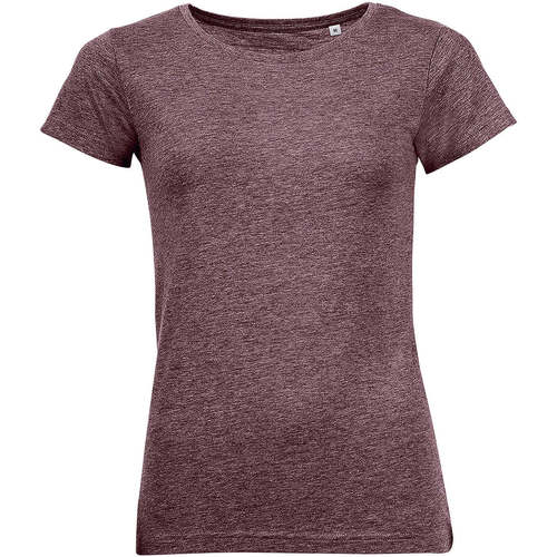 Textil Mulher T-Shirt mangas curtas Sols Mixed Women camiseta mujer Bordô