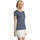 Textil Mulher T-Shirt mangas curtas Sols Mixed Women camiseta mujer Azul