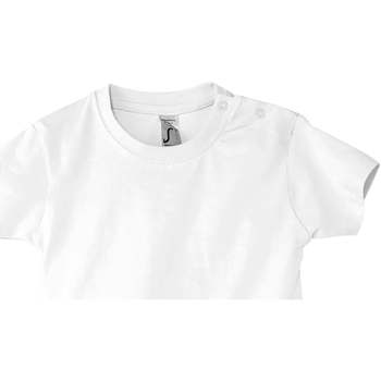 Guardanapo de mesa Criança Camisolas de interior Sols Mosquito camiseta bebe Branco