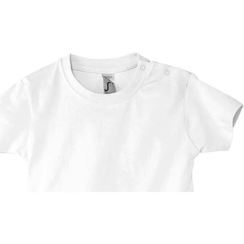Roupa de interior Criança Toalha e luva de banho Sols Mosquito camiseta bebe Branco