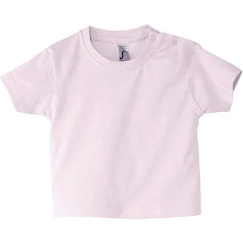 Un Matin dEté Criança Camisolas de interior Sols Mosquito camiseta bebe Rosa