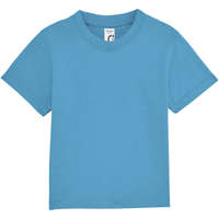 Textil Criança T-Shirt mangas curtas Sols Mosquito camiseta bebe AZul