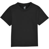Textil Criança T-Shirt mangas curtas Sols Mosquito camiseta bebe Negro