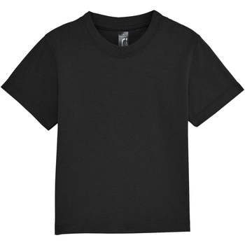 Textil Criança T-Shirt mangas curtas Sols Mosquito camiseta bebe Preto