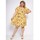 Textil Mulher Vestidos curtos Fashion brands DIABOLE-COLOR-ONE-JAUNE Amarelo