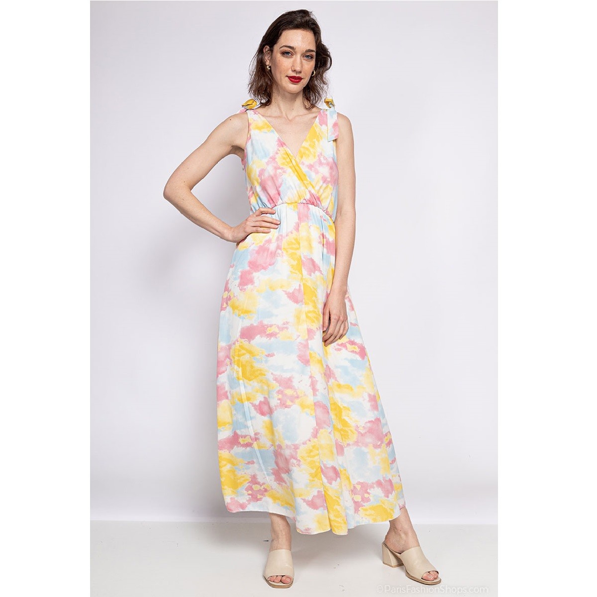Textil Mulher Vestidos compridos Fashion brands R185-JAUNE Amarelo