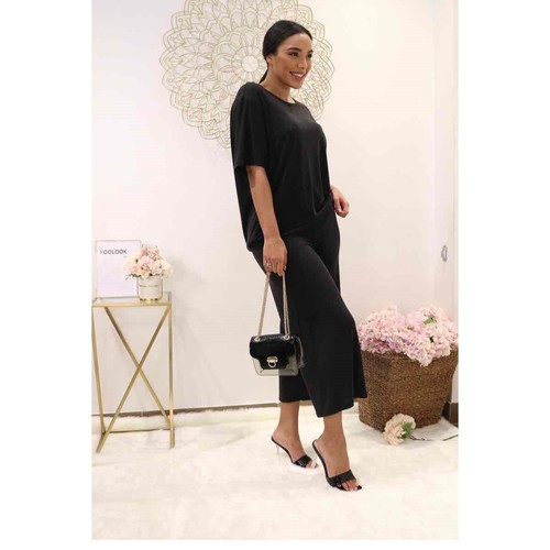 Textil Mulher Marca em destaque Fashion brands 9159-BLACK Preto