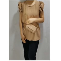 Textil Mulher Tops / Blusas Fashion brands 3101-CAMEL Camel