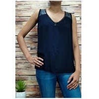 Textil Mulher Tops / Blusas Fashion brands 2940-BLACK Preto