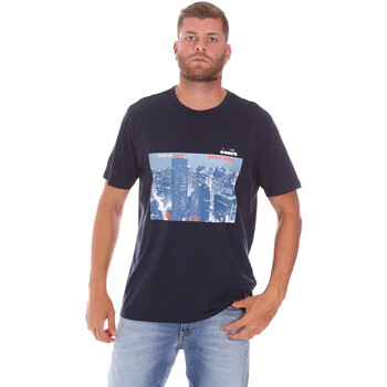 Textil Homem T-Shirt mangas curtas Diadora 102175861 Azul