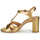 Sapatos Mulher Sandálias Cosmo Paris ZOUM Ouro