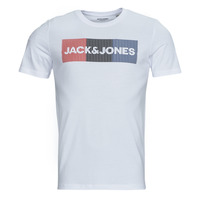 Textil Homem T-Shirt mangas curtas Jack & Jones  Branco