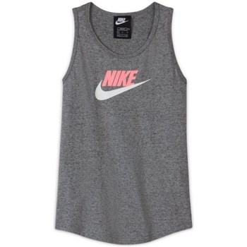 Textil Rapariga T-Shirt mangas curtas Nike Sportswear Cinza