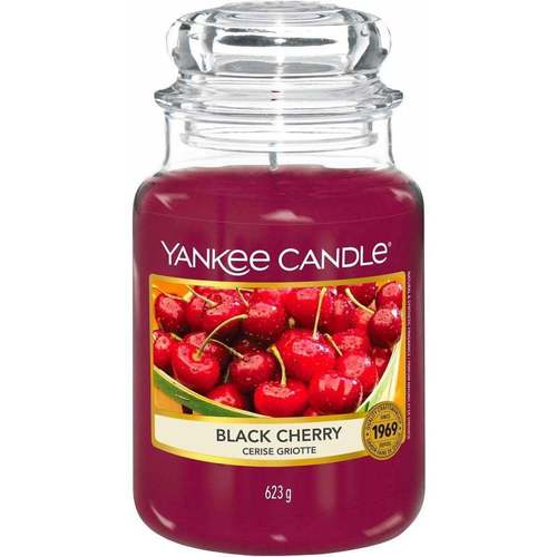 beleza Mulher Eau de parfum  Yankee Candle Vela Perfumada Black Cherry 623Gr. Classic Grande Vela Perfumada Black Cherry 623Gr. Classic Grande