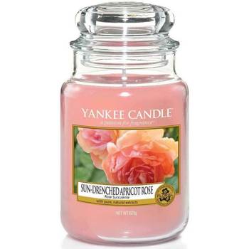 beleza Mulher Eau de parfum  Yankee Candle Vela Perfumada Sun-Drenched Apricot Rose 623Gr. Classic Grande Vela Perfumada Sun-Drenched Apricot Rose 623Gr. Classic Grande