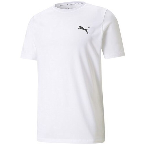 Textil Homem T-Shirt mangas curtas Puma Active Small Logo Tee Branco
