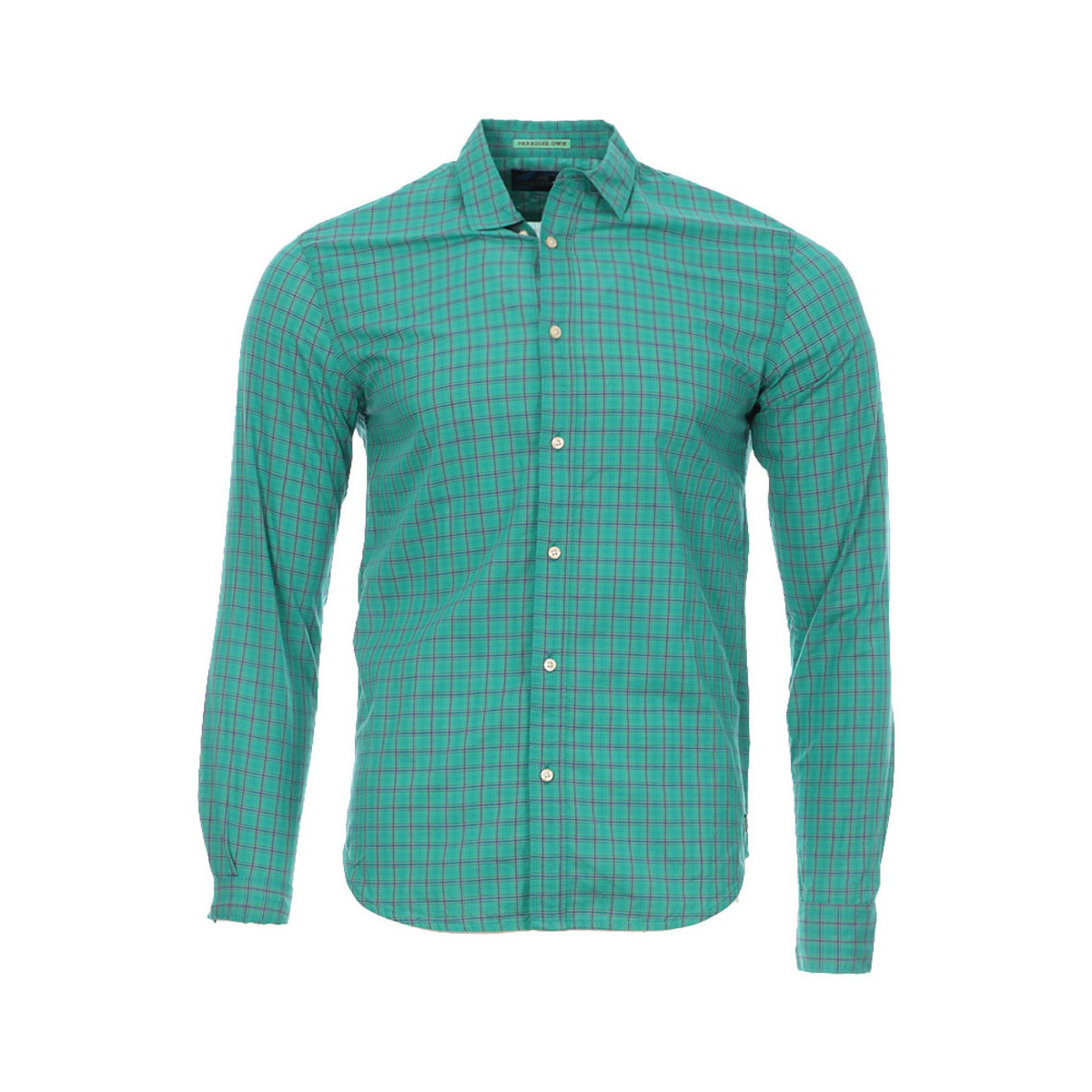 Textil Homem Camisas mangas comprida Scotch & Soda  Verde