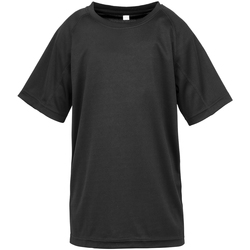 Textil Rapaz T-Shirt mangas curtas Spiro S287J Preto