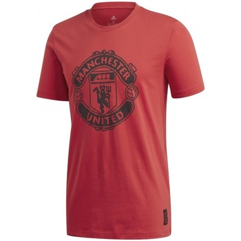 Textil Homem T-shirts e Pólos adidas Originals Mufc Dna Gr Tee Vermelho