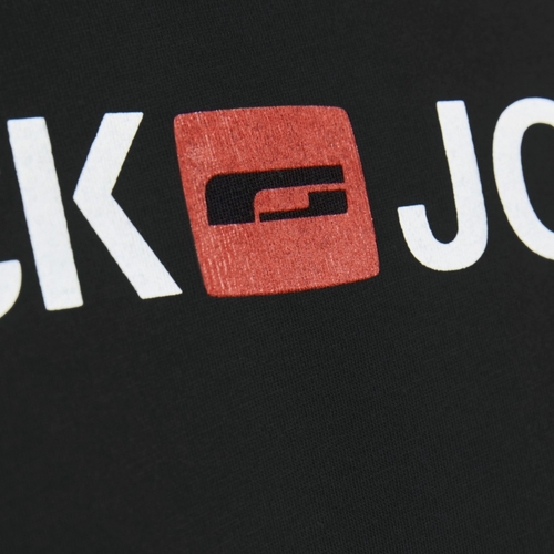 Jack & Jones 12137126 JJECORP LOGO TEE SS CREW NECK NOOS BLACK/SLIM FIT Preto