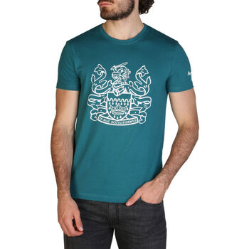 Textil Homem T-Shirt mangas curtas Aquascutum - qmt002m0 Verde