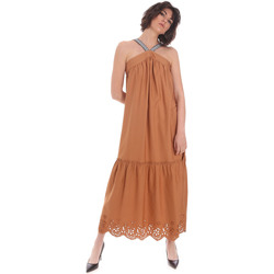 Textil Mulher Vestidos compridos Gaudi 111FD15012 Castanho