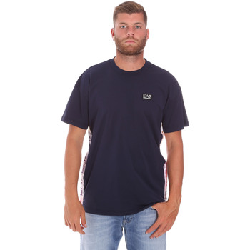 Textil Homem T-shirts e Pólos Ea7 Emporio Armani 3KPT13 PJ02Z Azul