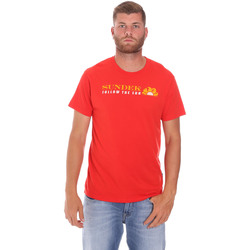 Textil Homem T-Shirt mangas curtas Sundek M049TEJ7800 Vermelho