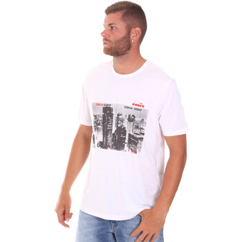 Textil Homem T-Shirt mangas curtas Diadora 102175861 Branco